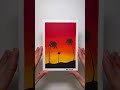 1 OF 6 Mini Landscape Paintings | Acrylic Technique |  Artistomg