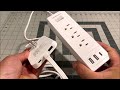 Awesome Flat Plug 8 in 1 Power Strip by Leadchuang