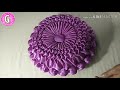 Round pillow cushion Laddu smocking pattern design cover making in hindi home pillow capiton cojin