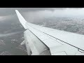 {4K} STUNNING STORMY COSTA RICA LANDING ~ American Airlines ~ Boeing 737-823 ~ San Jose SJO