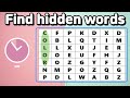 find hidden words 👀 3 hidden words 💖 word puzzle  #quiz #braingames #puzzlegame