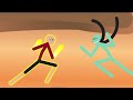 Boss fight battle stickfigure vs Nonex