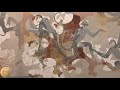 Tour the rooms and frescoes of the Beta Complex in Akrotiri | Santorini, Greece | 4K