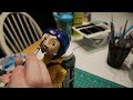 Making Coraline with clay, molding, and resin!