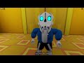 Every Sans in Sans vs Chara showcase | Sans vs Chara | ROBLOX