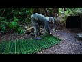 Full video 30 days to build a survival camp. 300 days Solo Bushcraft in the rainforest