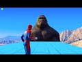 GTA 5 Epic Water Ragdolls | Spider Man Hulk and Squid Game Jumps/Fails  Euphoria Physics