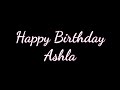 I'm Proud Of You [Happy Birthday Ashla]