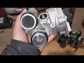 Audi A4 B8.5 2014 Water pump comparison OEM vs Aluminum