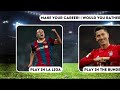 CREATE YOUR FOOTBALL CAREER! // FOOTBALL WOULD YOU RATHER! // (EUROS 2024)