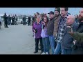 Alberta Border Blockade. Hugs for everyone ♥️