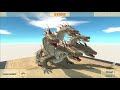 SuperJump Over Spikes with Jet Engine  - Animal Revolt Battle Simulator