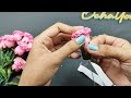 DIY satin ribbon roses/how to make beautifull rosebud flower with satin ribbon easily