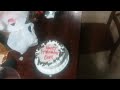 My birthday cake I am 17 Love you all do any of you need prayer right now God bless you my friend's