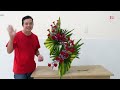 How to Arrange a Two-Tiered Carnation Vase in an S-Shape to Last Longer
