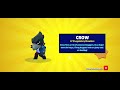 unlocking CROW in BRAWL STARS! #brawlstars