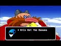 Eggman consumes a banana, but it's Deltarune