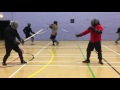 Katana vs Rapier Sparring - Burak vs Nick