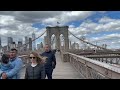 4K | 🇺🇸 Walking The BROOKLYN BRIDGE from Dumbo Brooklyn | Full Tour (Narrated) USA