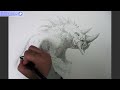 How to draw Imaginary Rhinoceros | Drawing Creature Monster Animal | 空想のモンスターを描く サイ