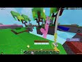 PLAYING ROBLOX BEDWARS SQUAD USING YUZI