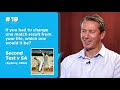 Which three batsmen would make Glenn McGrath's dream hat-trick?