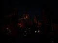 Hogsmeade castle light show part2