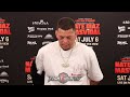 Nate Diaz Full Post Fight Press Conference vs Jorge Masvidal