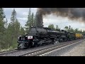 Chasing Union Pacific Big Boy No. 4014 Steam Train Over Donner Pass (July 14, 2024)