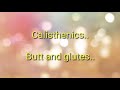 Calisthenics / Flexing your quadriceps, glutes, hamstring..56 flexibility..