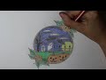 Joyeuses Fêtes d'Halloween (dessin) - Speed Drawing