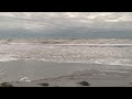 Windy day at Indian Rocks Beach Florida high waves day after Hurricane Ian September 2022