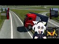 『走れGO♪』とSSSを歌った直後、ガードレールに突っ込み越えていく白上フブキさんのEuro Truck Simulator2【白上フブキ/切り抜き/ホロライブ】