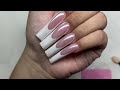 GLAZED FRENCH POLYGEL NAILS✨ BEGINNER FRIENDLY POLYGEL APPLICATION & EASY NAIL ART! | Nail Tutorial