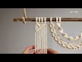 DIY | macrame semicircle wall hanging | 마크라메 반원 월 행잉