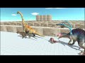 Escape from Spinosaurus - Animal Revolt Battle Simulator