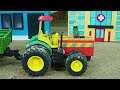 Diy tractor mini Bulldozer to making concrete road | Construction Vehicles, Road Roller #71