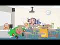 Ruff Ruffman and his flip buddies misbehave at the return to school/Grounded (MOST VIEWED VIDEO!)