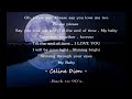 I Love You - Celine Dion (lyrics)