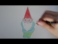 Gnome (dessin) - Speed Drawing