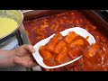 Delicious traditional market food - TOP 3 Chicken, tteokbokki, hotteok / Korean street food