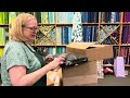 UNBOXING the newest lines now available at The Quilted Forest! Our mission is to order great fabric!