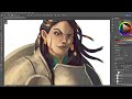 Painting a Character Design | Time Lapse