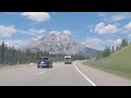 Calgary to Banff on the Trans-Canada Highway