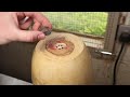 Woodturning - The Log That Bleeds Red!