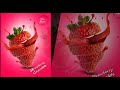 Photoshop | Poster Design Strawberry Flavor | Ju Joy Design Bangla