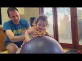 Julie and the Giant Plum (=Purple Yoga Ball)