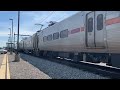 Two South Shore Line Trains at Ogden Dunes, IN