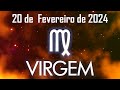 🙏𝐍𝐚𝐝𝐚 é 𝐩𝐨𝐫 𝐚𝐜𝐚𝐬𝐨😮🤍  Virgem♍ 20 de Fevereiro 2024| Horoscopo do dia de hoje