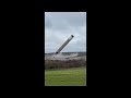 Anglesey Aluminium Works Chimney Demolition Holyhead